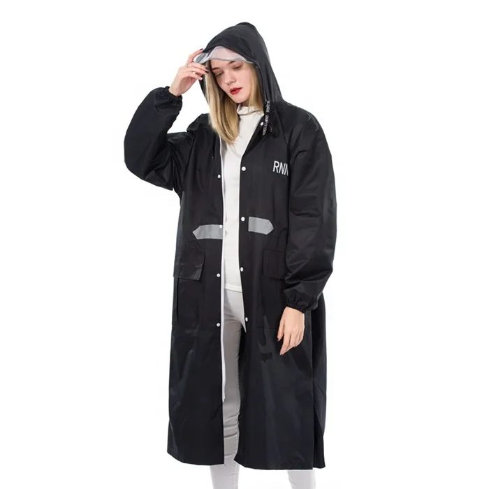 
2020 Hot Selling Fashion Long Raincoat for Adults High Quality Nylon Wear Resistance Rain Wear with Backpack for motorcycle 
