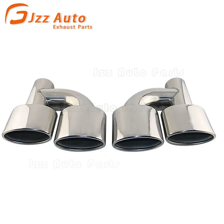 
JZZ High Quality Auto Stainless Steel exhaust muffler pipe tail tips for amg 