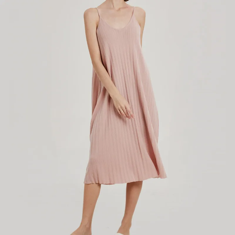 New design cotton lady slip dress women casual skirt for summer