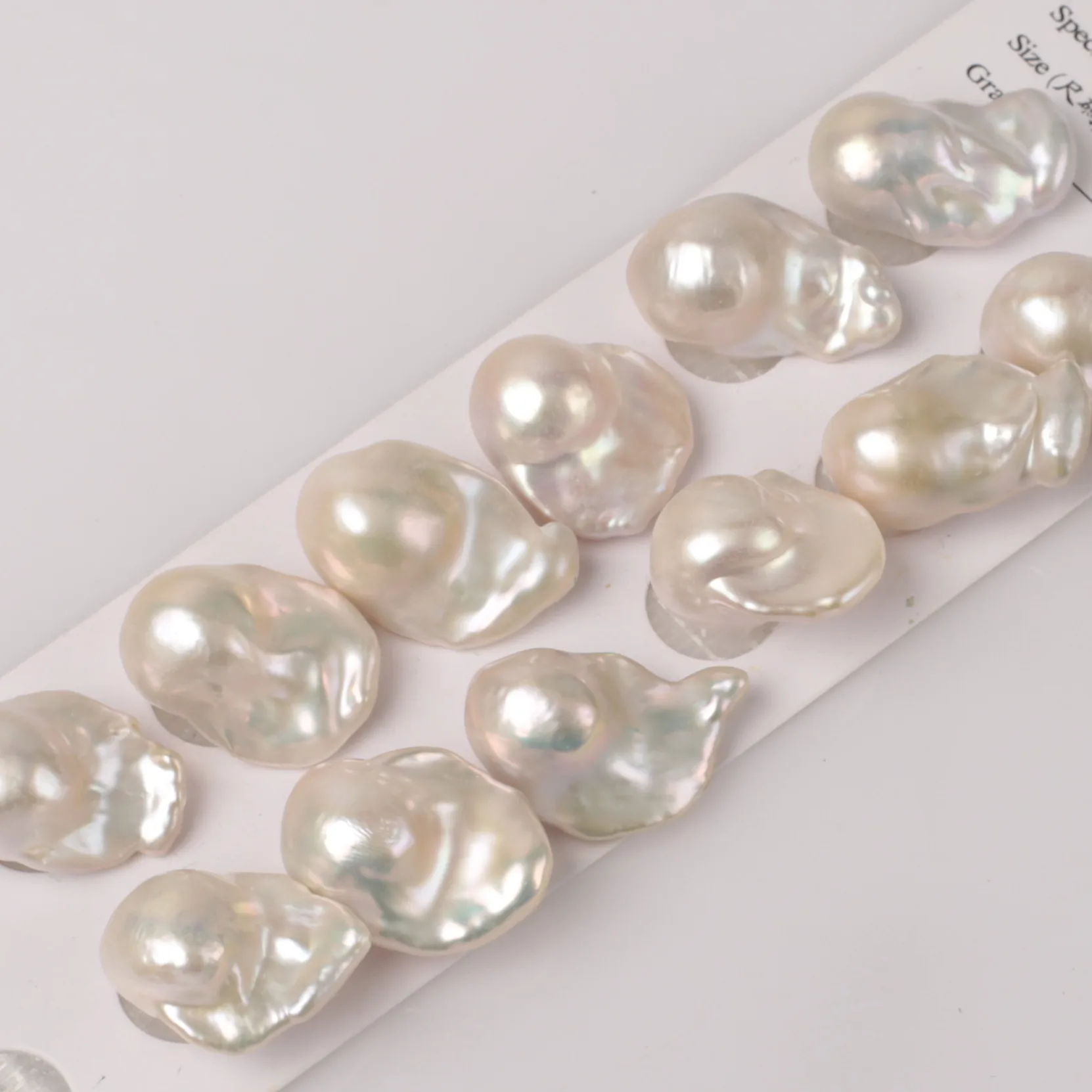 In pair earring making fireball shape AAA best freshwater cultured large baroque pearls