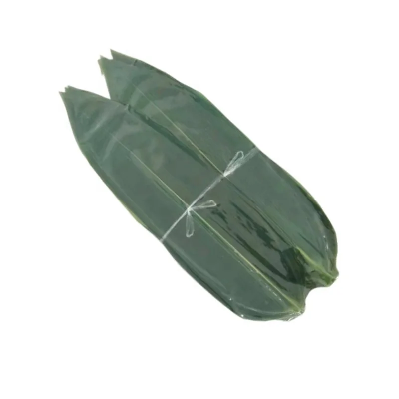 Organic Fresh Sushi Bamboo Leaves Food Decoration Barbecue Serving Tool Natural Leaf