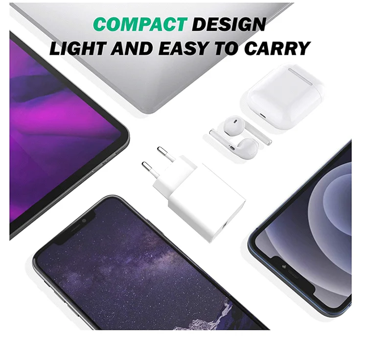 Retail packaging best seller 20 Watts Quick Fast Charging Type C Plug Charger For  11 12 13 14 15 16 Pro
