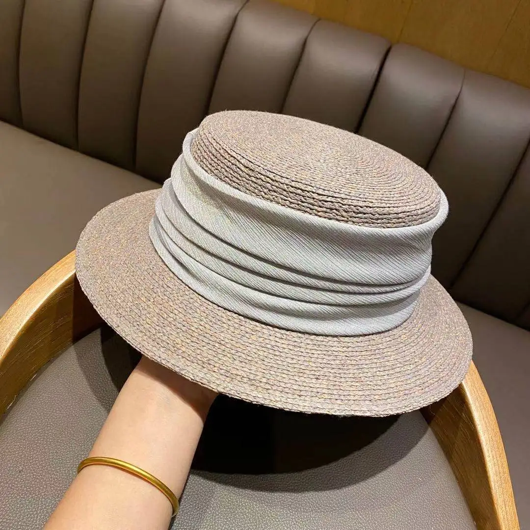 Straw Hat For Women Summer Season Sunscreen Travel Holiday Caps INS Fashion Hot Sell Beach Caps