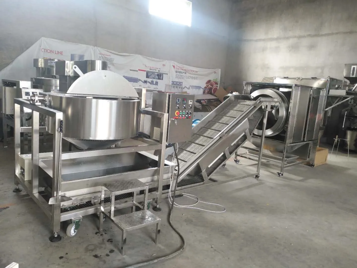 
China Industrial Commercial Popcorn Machine Production Line with CE 