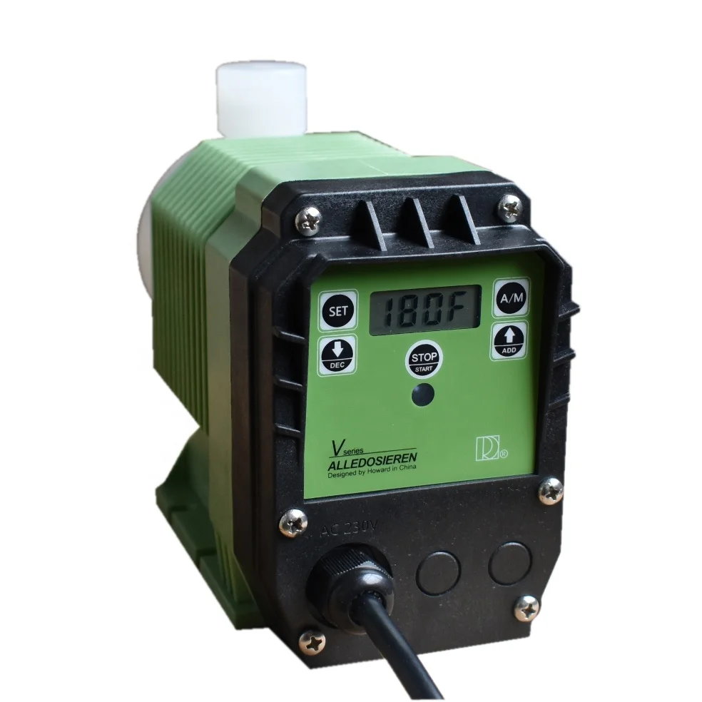 Electronic Dosing Pump 5L 6Bar Water Treatment Chemical Metering Pump Medical Dosing Pump Timer Pulse