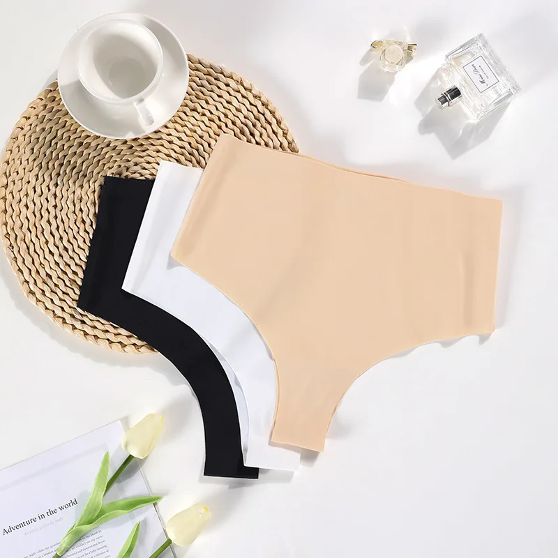 Ladymate ODM/OEM Bragas de mujeres tanga alta mujer женские стринги с высокой талией цельные бесшовные трусики T-back