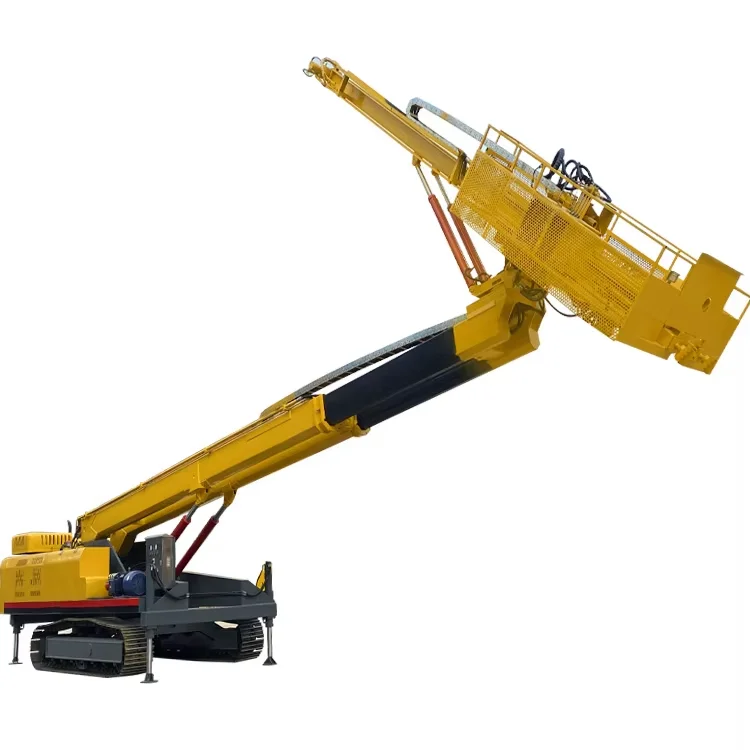 Dth rock drill rigs high lifting anchoring drilling rig