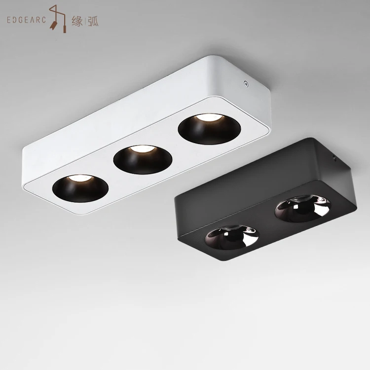 Surface Mounted Led Down Light Adjustable New Indoor Living Room 12w 24w 36w 48w Ceiling Square Downlight