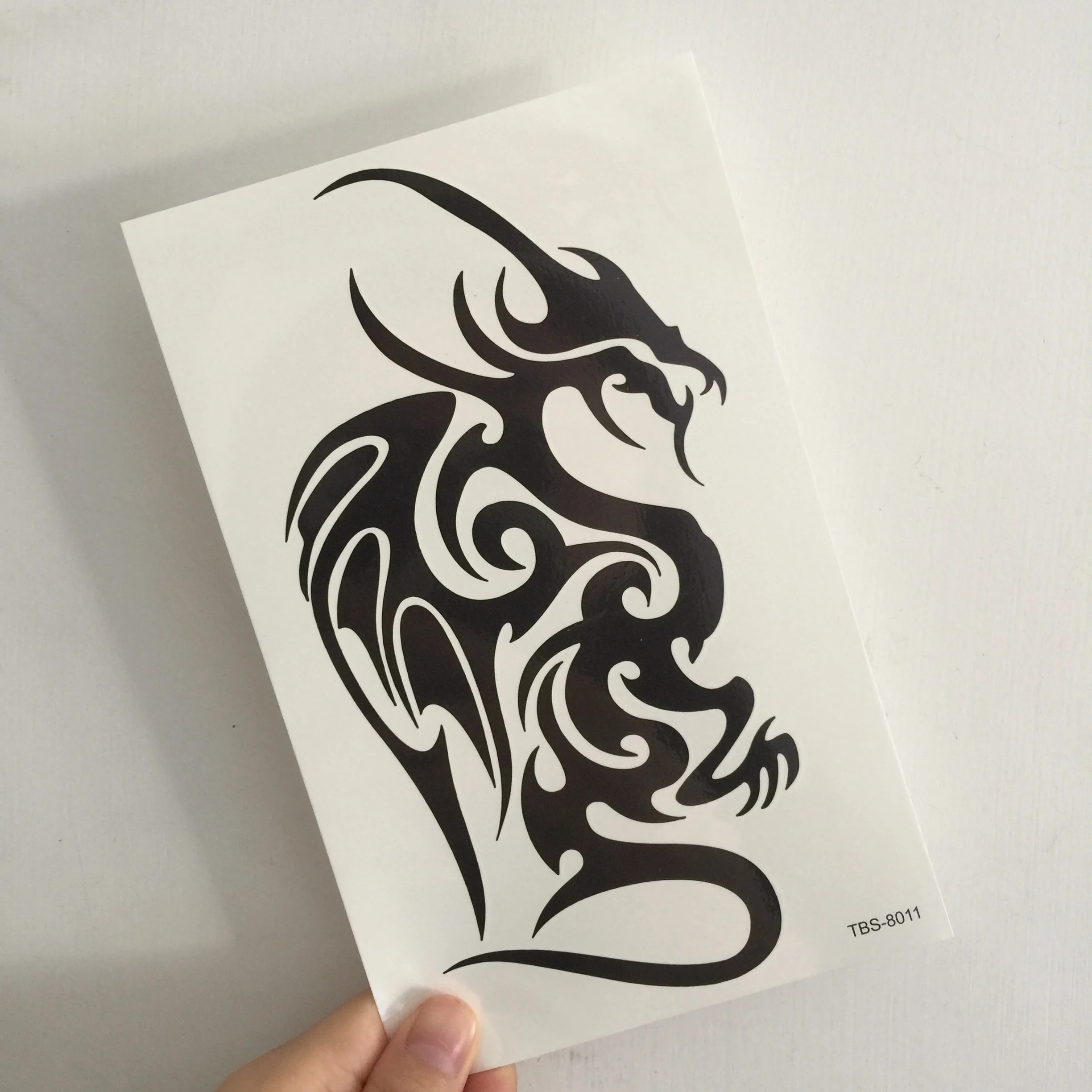 Removable Stickers Body Arm Tattoo Temporary Dragon Style Art Tattoos Waterproof for Men Women