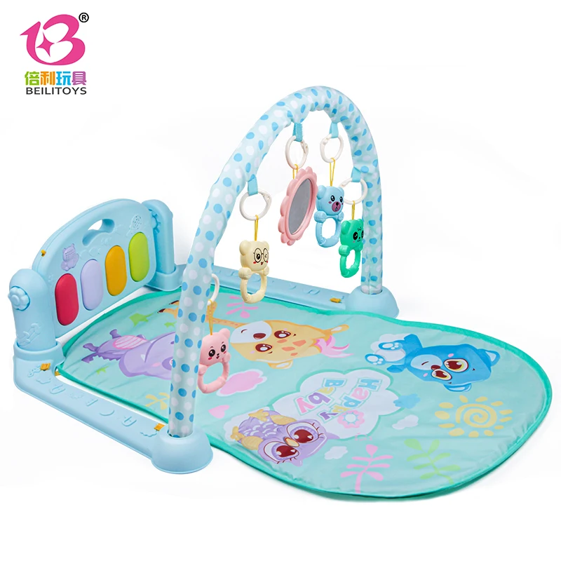 
Educational multifunctional light and music electric pedal piano baby activity gym comfortable game mat toy 