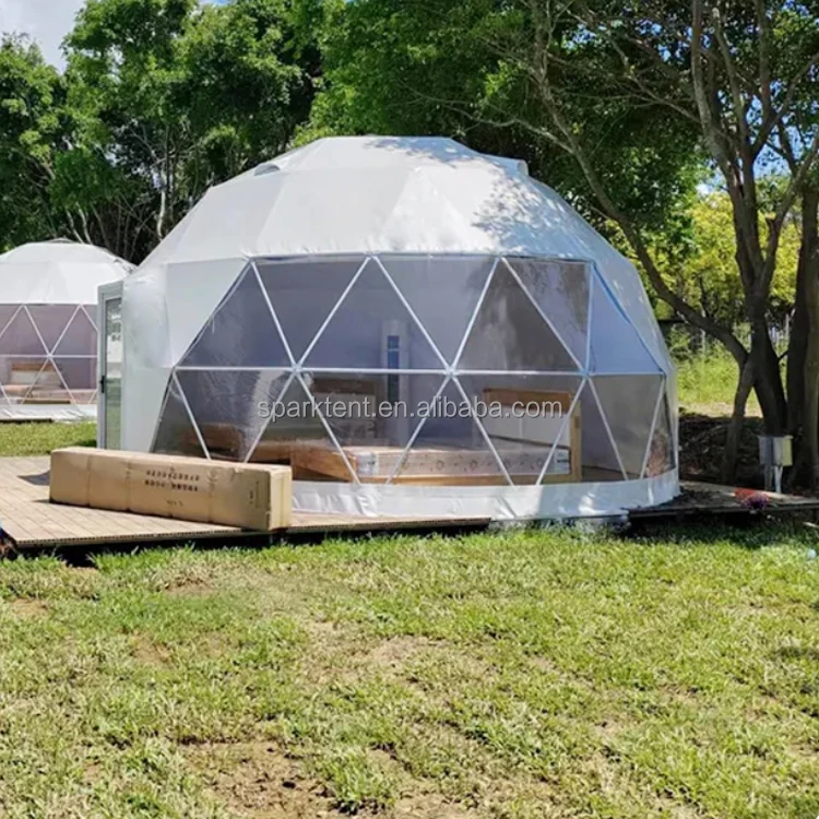 4m small outdoor garden dome igloo house tent with glass door