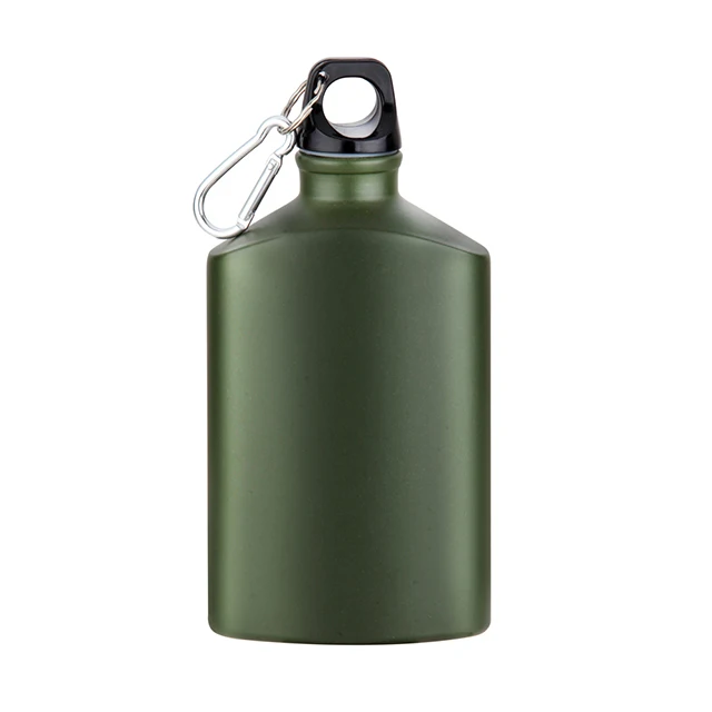
500ml aluminum Oval sport bottle with laser printing 