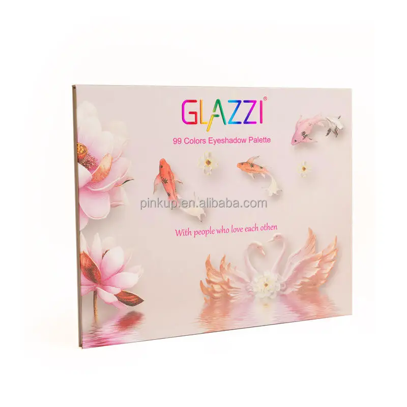 Wholesale Hot Sale Private Label 99 Colors Duochrome Eyeshadow with Eye Shadow Brushes Cream Eyeshadow Palette