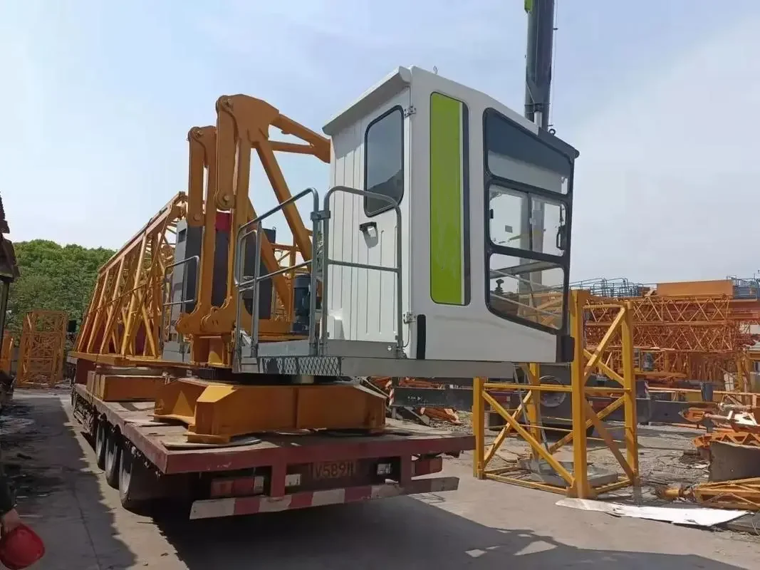 Good Condition Used W6015-8 60m Arm Length Crane Second-Hand Tower Crane with 4-8 Tons Load Capacity