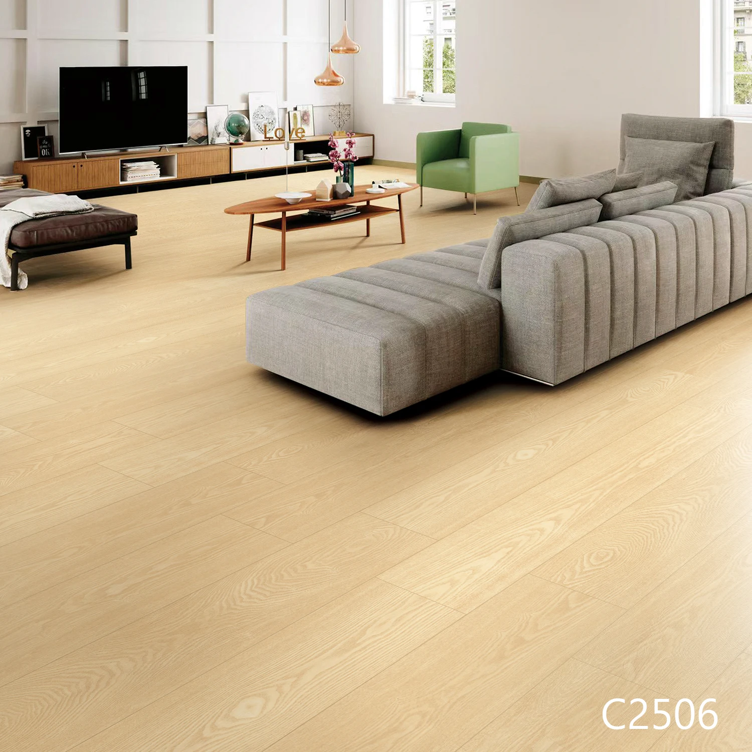 Kitchen 250x1500 Wood Effect Design Porcelain Decorative Ceramic Tile for Floor