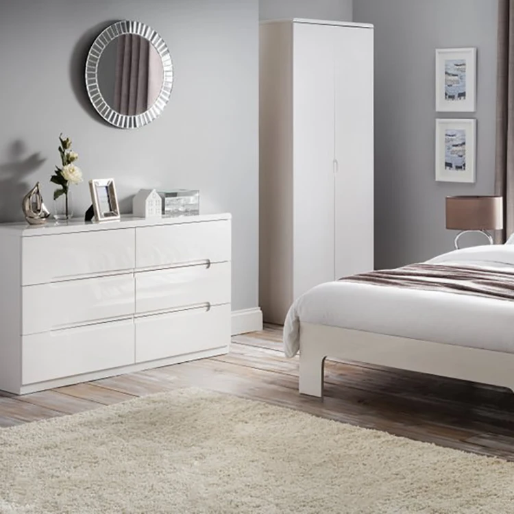 NOVA 11NTA035 MDF деревянный белый 6 ящиков комод 1200*450*760 мм туалетный столик для макияжа