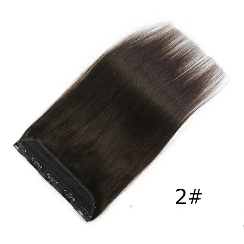 professional one piece halo natural human hair  extension with 5 clips,   Blonde hair extensions fish line  hair extension