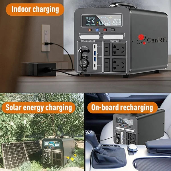 540000MAH 2000W 1700W 1200W AC/DC Outlets Backup Lithium Battery Home Energy Storage Power Supply Outdoor Portable Power Station