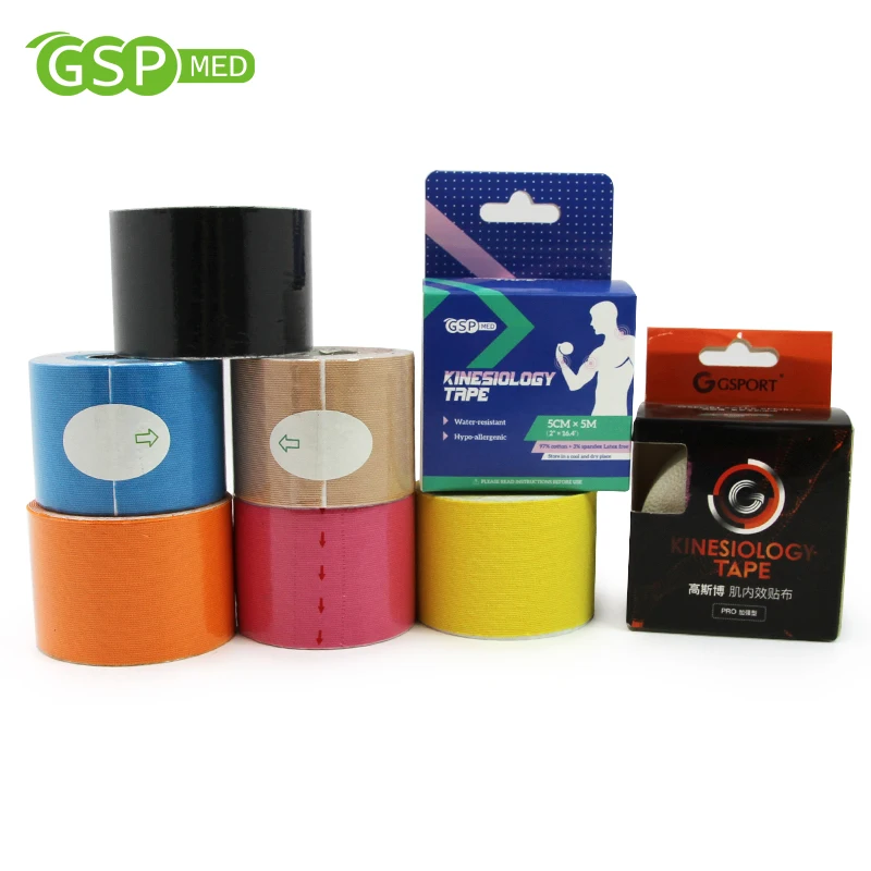 High Quality Buy Precut Sport Rock 5cm Kinesiology Tape Waterproof With Logo