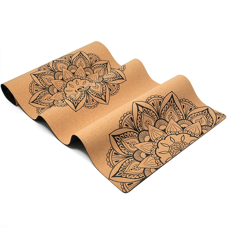 Thick Cork Yoga Mat Dropshipping TPE 6mm Yoga Mat Eco Friendly Non-Slip Soft Yoga Ma