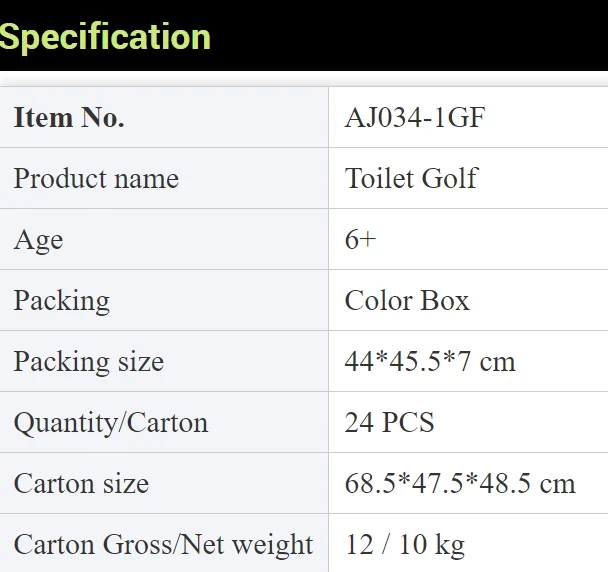 Toilet Golf Game Toys Set Indoor Mini Golf Games toys in Restroom Bathroom golf For Kids Party game Novelty Gifts