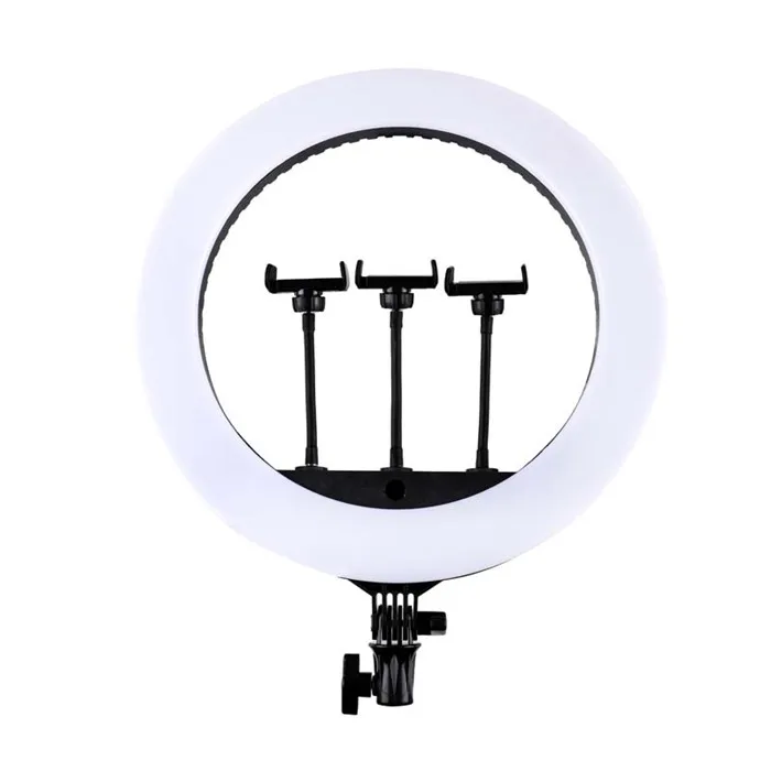 18 inch 45cm 55W Circular Dimmable Camera Photography Studio Video Lamp Led Ring Light With Cold Warm Light