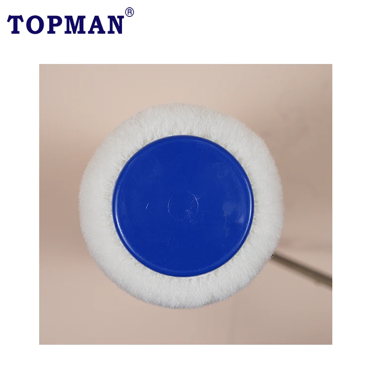 QIXI 9 inch 100% mohair medium  pile paint roller for an Ultra Smooth Finish Painting for Wood Metal  Panels and Floors