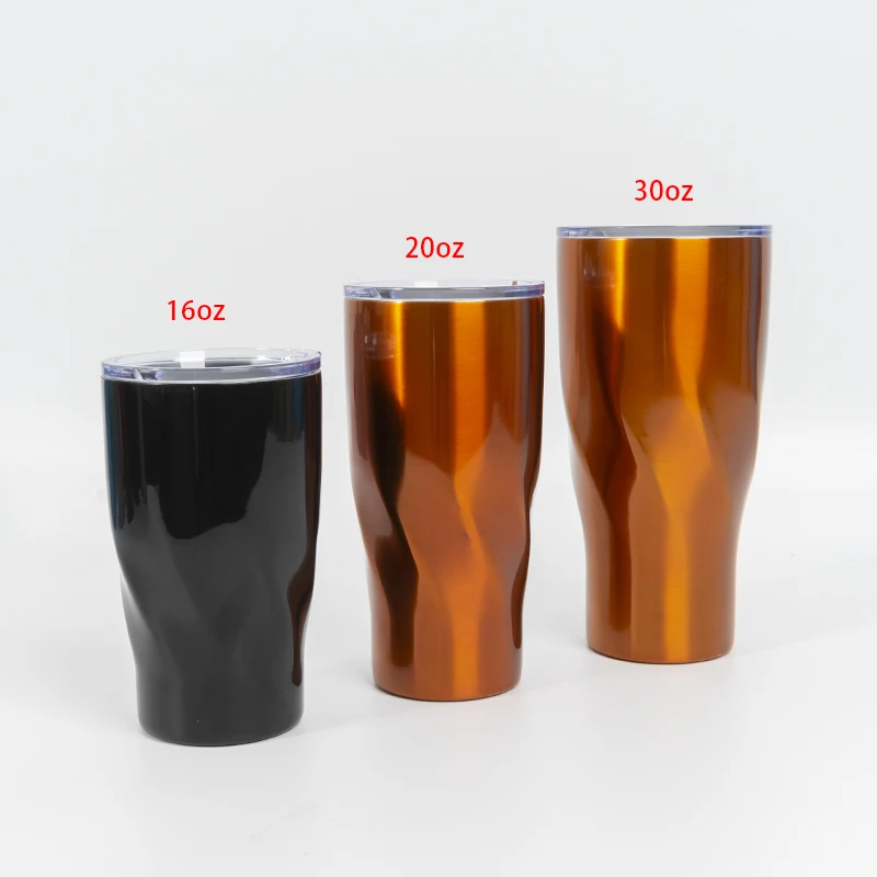 New arrival Coffee Cup Metal Thermo Mug Stainless Steel Tumbler with Lids