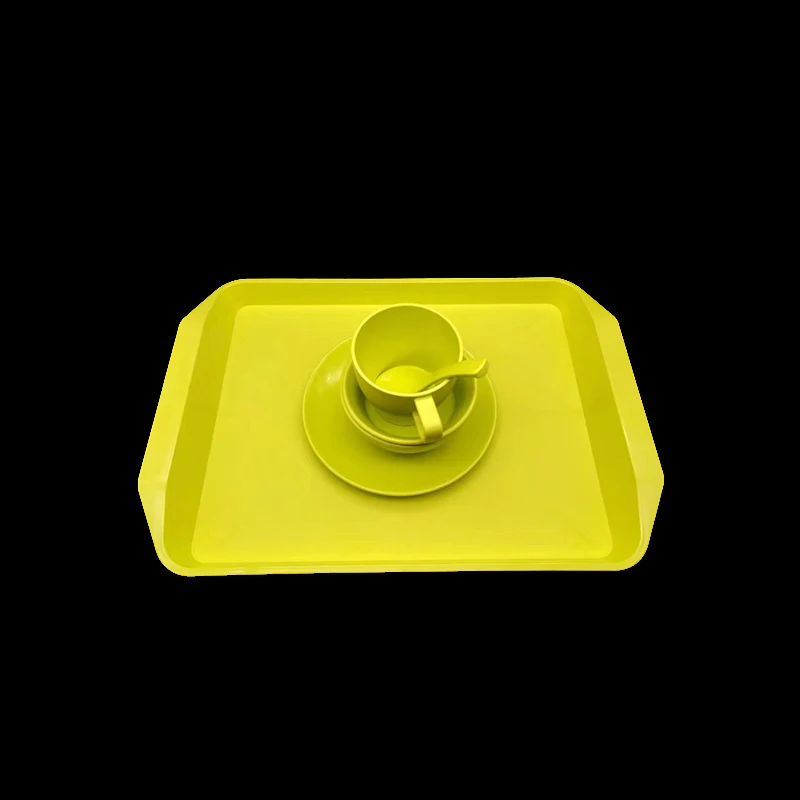 Looking Agents Custom High Temperature Resistance 160 Degrees Recyclable Degradation Environmentally Friendly Tableware Set