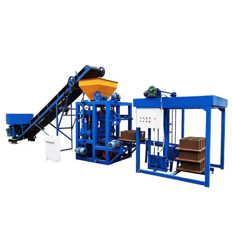 Cheap Interlocking Concrete Block Making Machine Qt4-24 Brick Moulding Machine