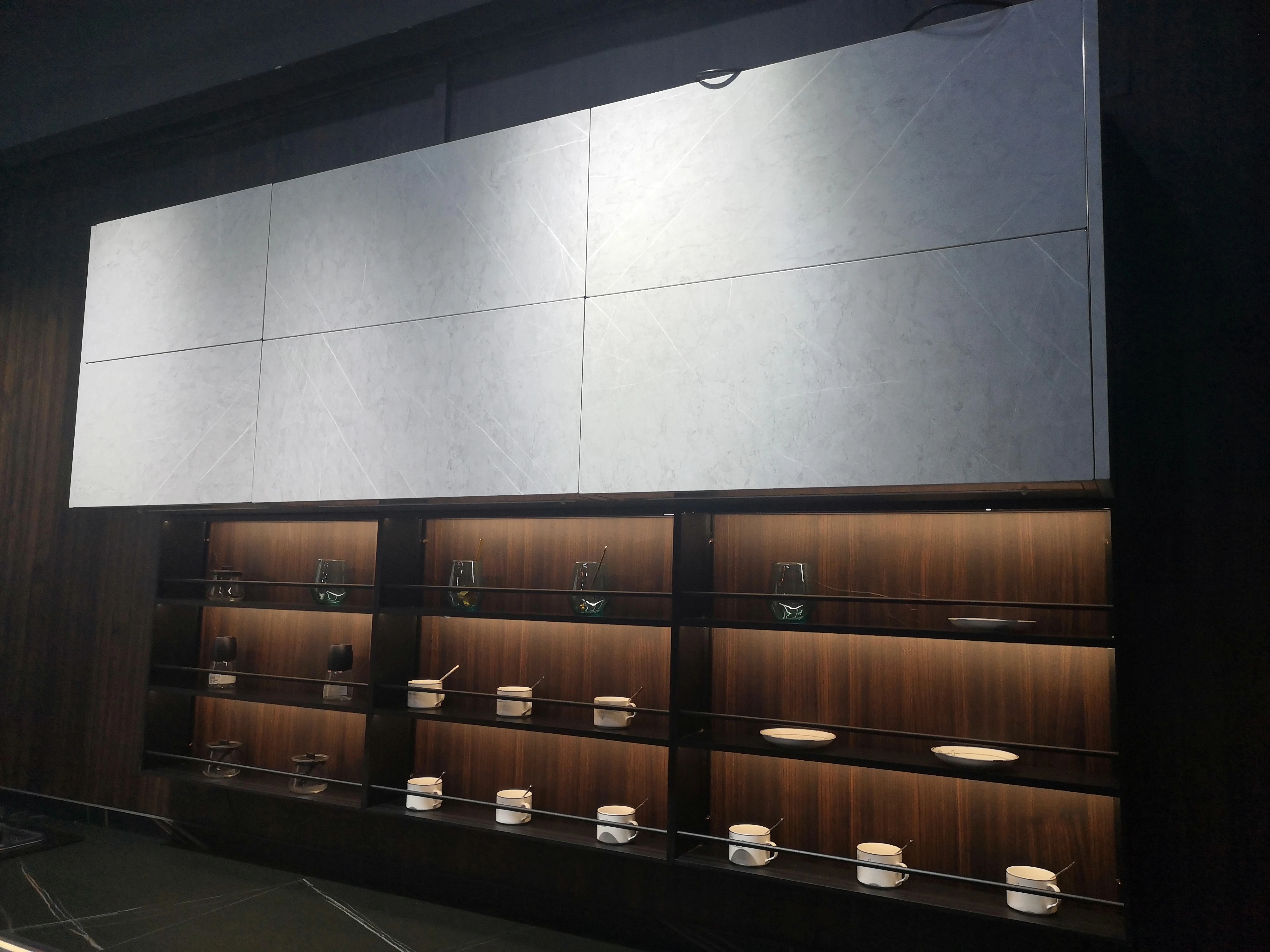 Complete Sets Home Kitchen Furniture Cabinet Classic Stainless Steel Kitchen Cabinet Supplier