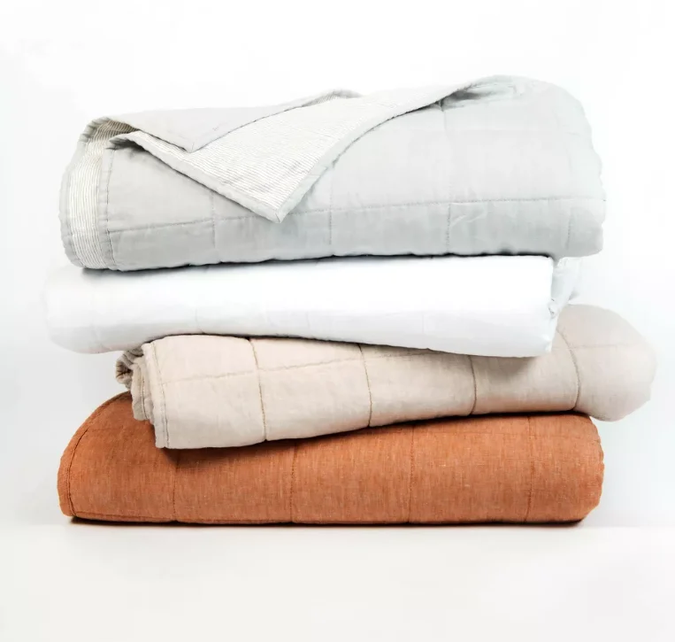 Luxury European Classic Flax Linen Quilt Super Comfortable Cooling Quilt,160GSM Flax Quilt Cover Material 140*200cm