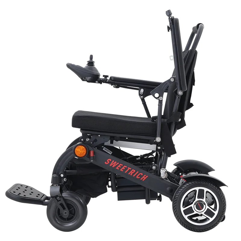 2020 new design electric wheelchair handcycle light weight folding power motor wheel chair for the disabled