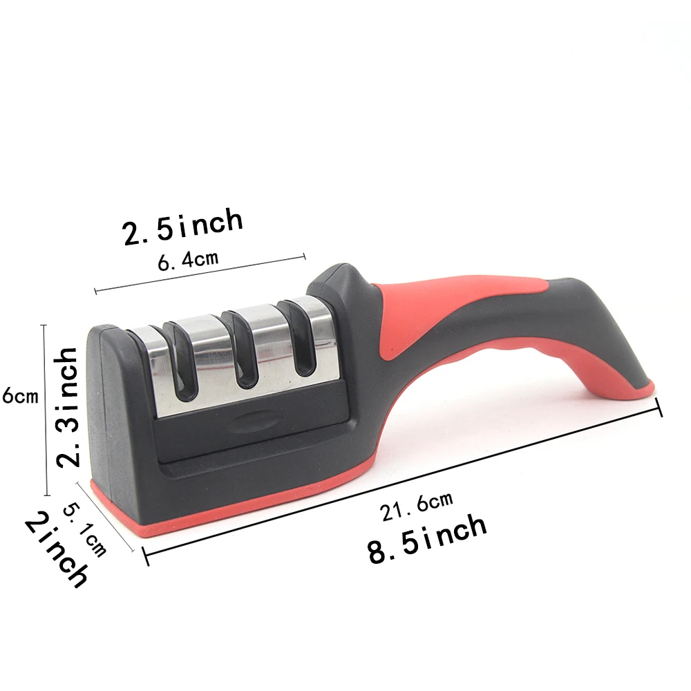 Sharpening Stone Kitchen Knife Sharpener Angle Guide Set With Bamboo 2-side Grit Laser Custom Print