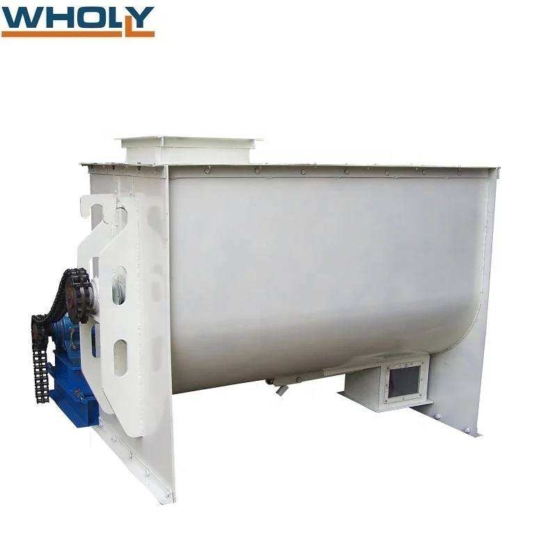 horizontal ribbon type powder mixer machine