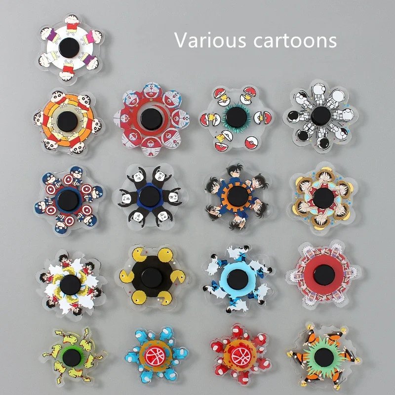 2022 New Fidget Sensory Toys Reduce Stress 3D Fidget Spinner Toys Set Animated Finger Dynamic Fidget Toys Sets