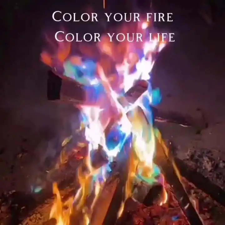Change Color Flame fire Wholesale Professional Mystical Flames Fire Magic Powder color flame fire Factory