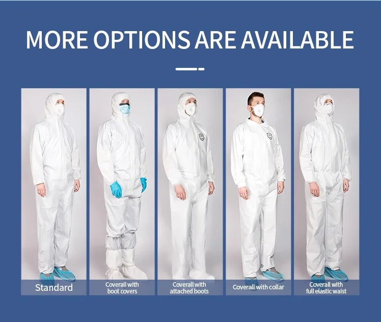 Disposable Safety Non Woven Chemical Disposable Coverall Suits