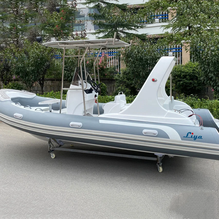 Китайский производитель лодок liya для новой лодки rib boat 5 8 метра подвесные моторные