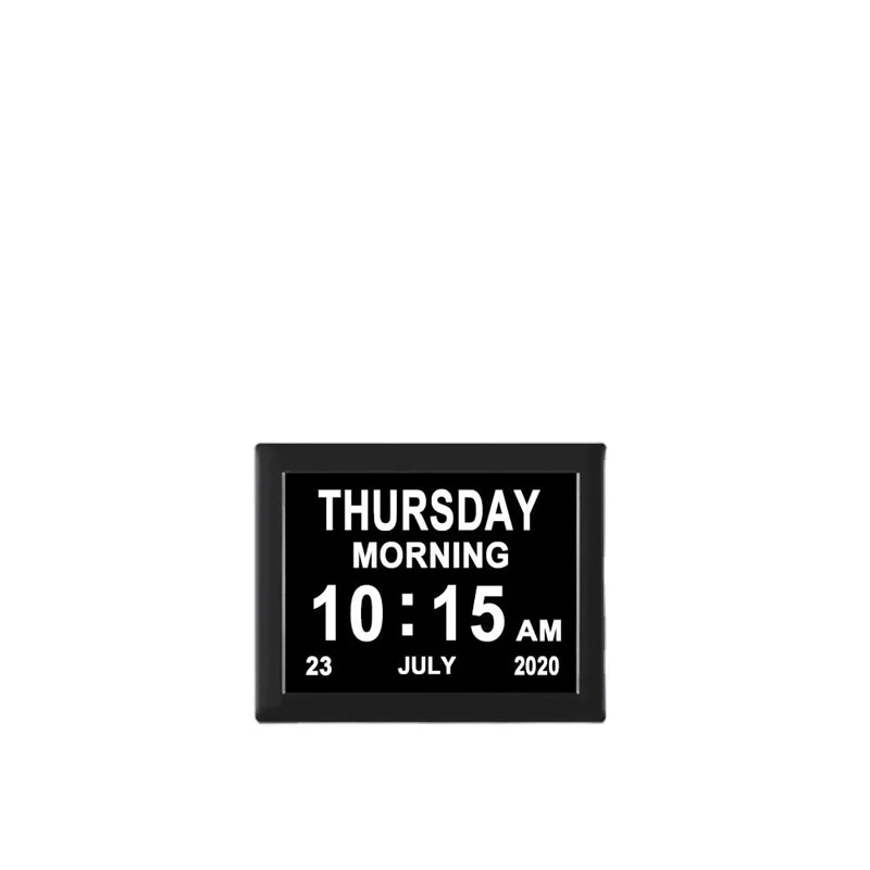 2022 latest digital calendar day clock super clear date time dementia  suitable for elderly vision  with impaired vision
