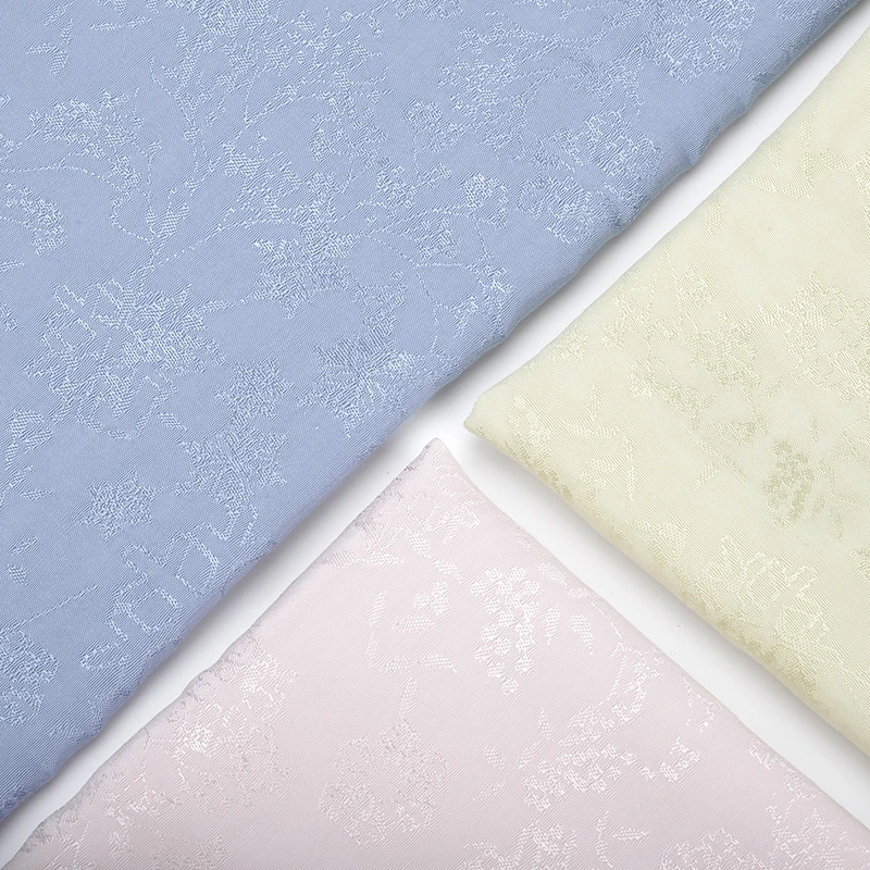 Rayon Linen Fabric Thin Soft Summer Jacquard Shirt Dress Fabric