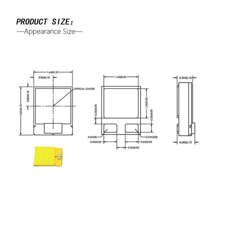 Dropshipping Hihg Quality 7-10lm/W 3V CRI 80 Ra S2 S3 Flux Bin 0.2W Samsung 2016 SMD LED Chip Plus for Led Strip Module
