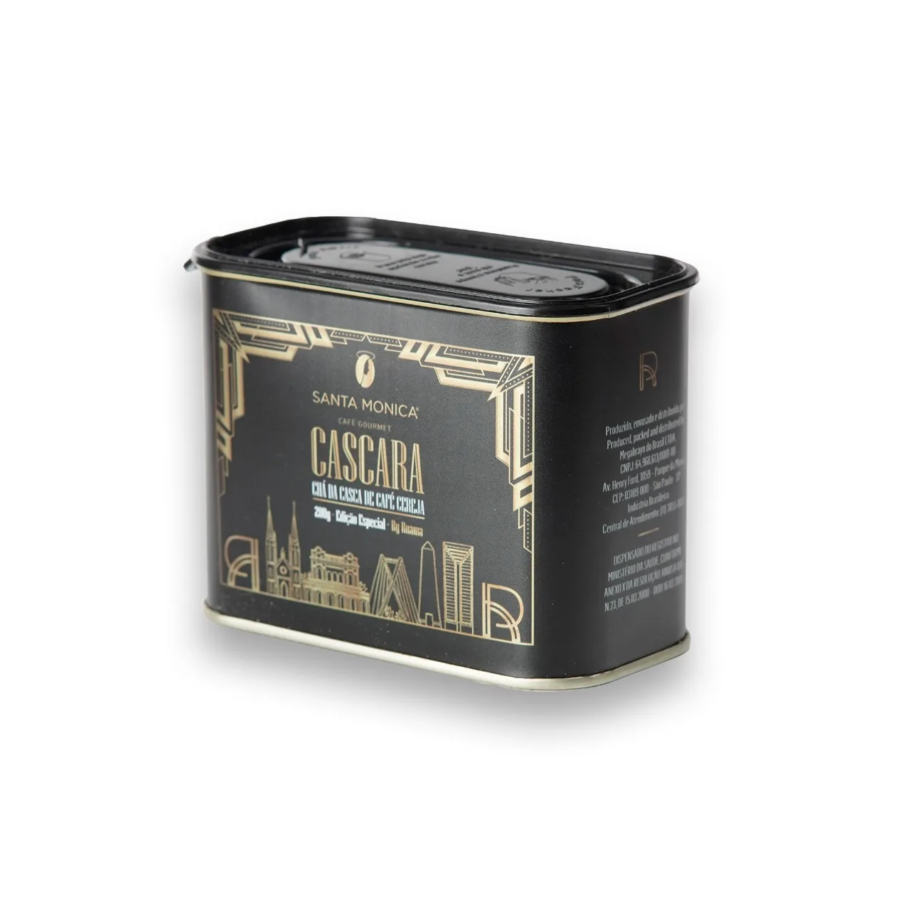 Kit Husk Black Coffee Tea & Chocolate Cream Powder Mix - Santa Monica Gourmet Brazilian Coffee