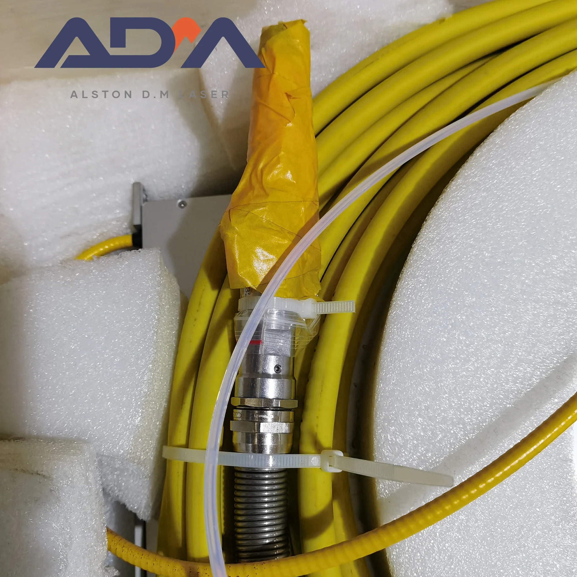 20/25/50um Optical Fiber Yellow Cable For IPG Raycus MAX JPT Reci Customized QBH Fiber Laser Cable