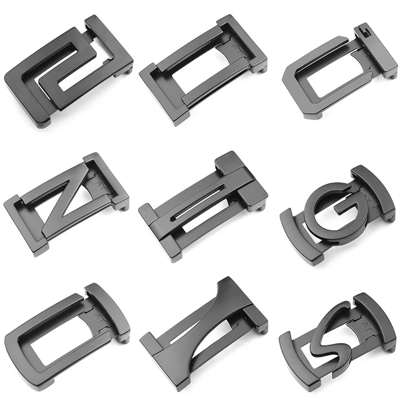 Оптовая продажа, металлическая пряжка для ремня на заказ, можно добавить фирменные буквы торговой марки