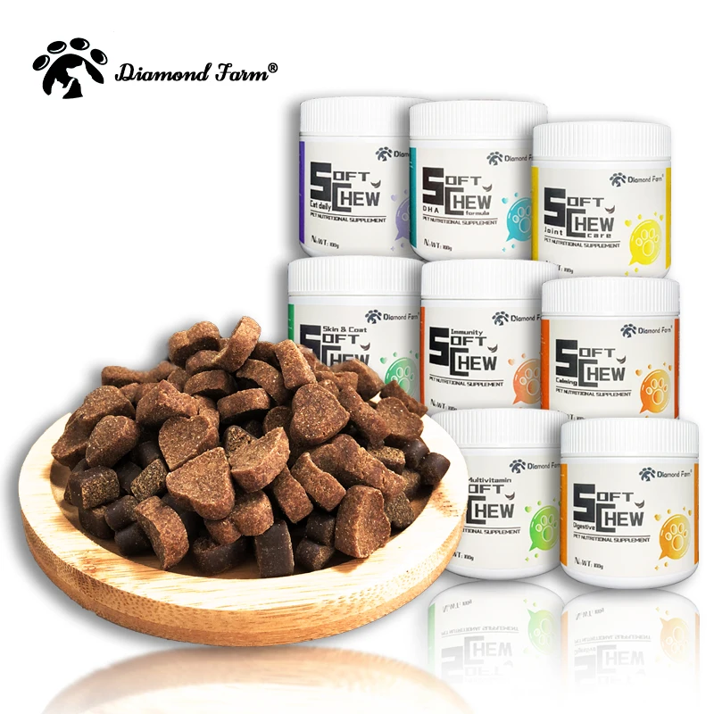 OEM/ODM Rewarding Treat Pet Functional Soft Chews Dog Supplement