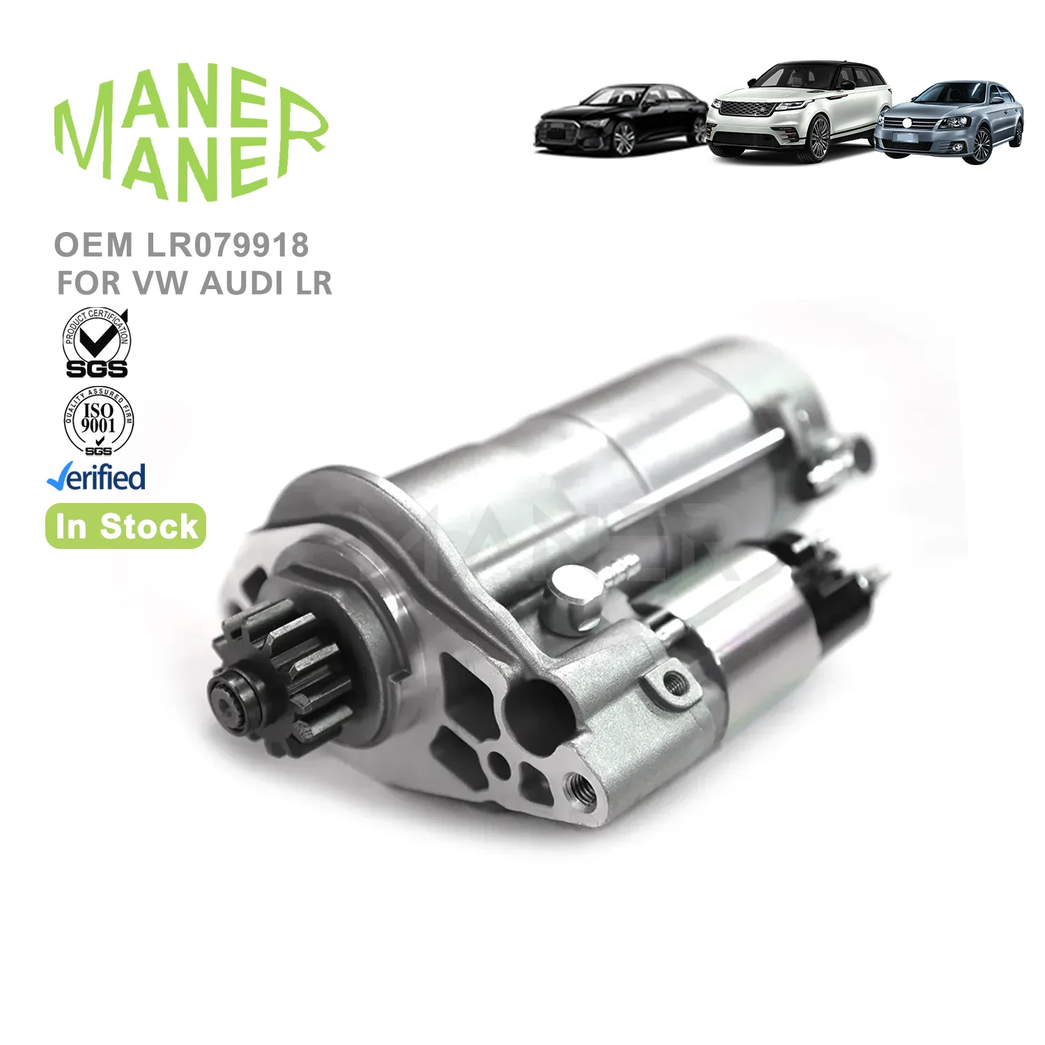 Электродвигатель стартера MANER LR079918 LR061893 для 2016