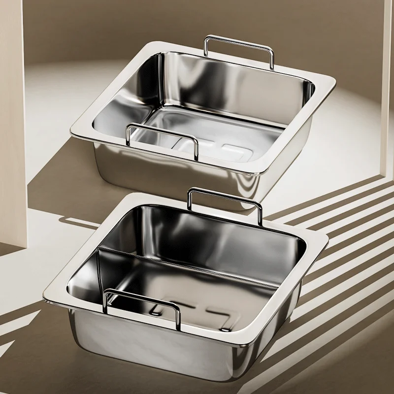 Nansheng Hot Sale Stainless Steel Cooking Pot Induction Hot Pot Shabu Shabu Pot with Divider