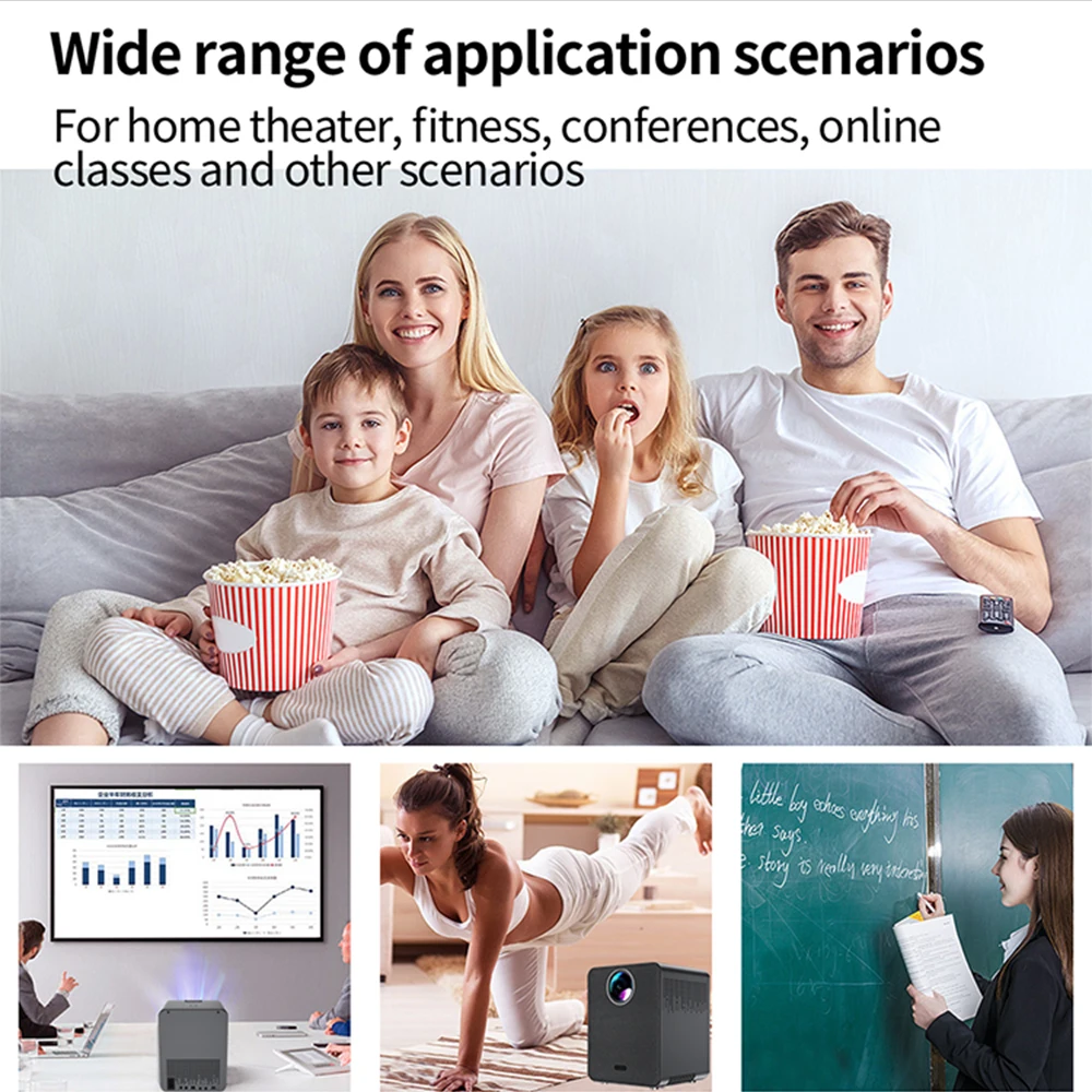 Topleo 4k 10000 люмен 1080p проектор беспроводной Android короткий с