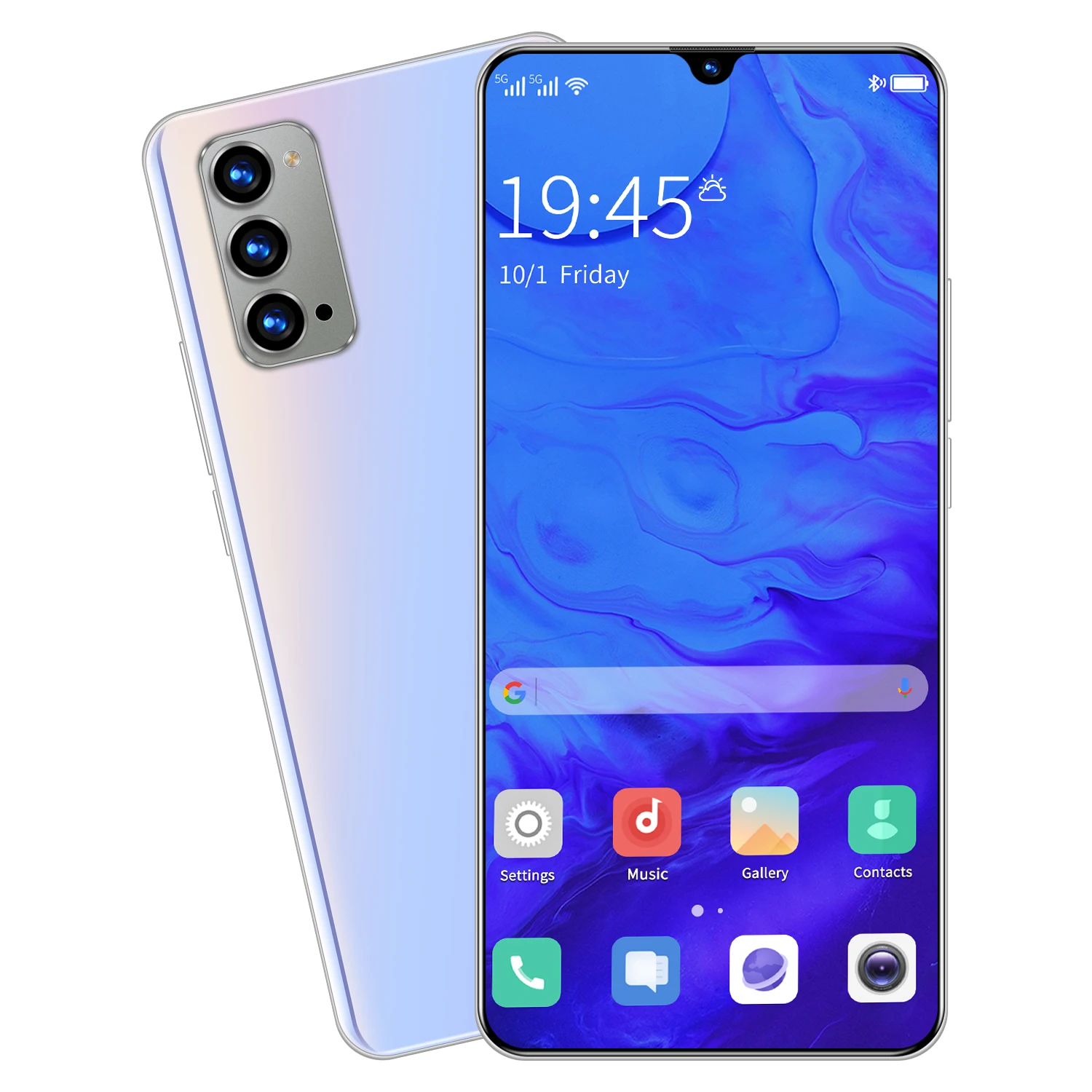 New Model Cellphone R4 Pro+ Smart Phone 6.6' HD Full Screen 10core 12GB+512GB Android Mobile 16MP+32MP  Face Unlock 5000mAh